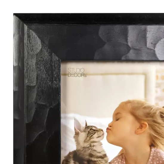 Expressions&trade; 5" x 7" Black Hammered Frame by Studio D&eacute;cor&reg; {3}