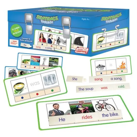 Junior Learning&reg; Sentence Toolbox Sentence Building Game {8}