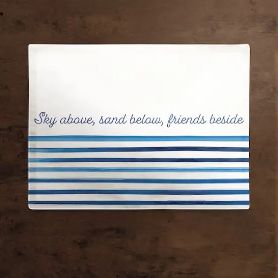 Sky Above Sand Below Cotton Twill Placemat {3}