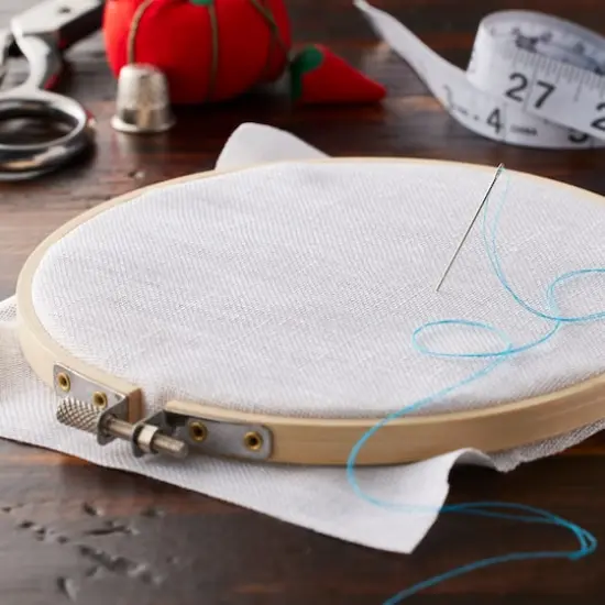 DMC&reg; Charles Craft&reg; Needlework Fabric White Snow {3}