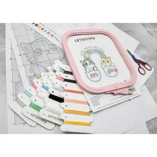 Letistitch Let's make friends! Counted Cross Stitch Kit {4}