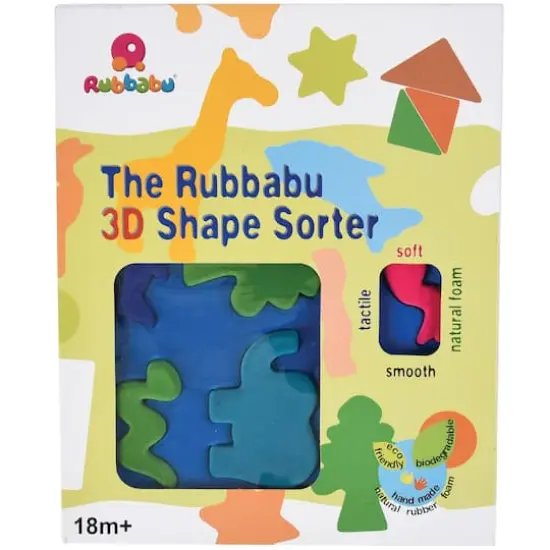 Rubbabu&reg; 3D Shape Sorter Animal Puzzle {4}
