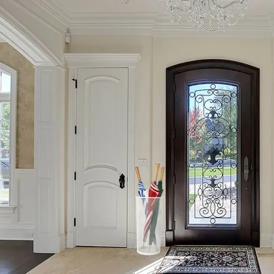 Mind Reader White Metal Mesh Umbrella Holder Basket {6}