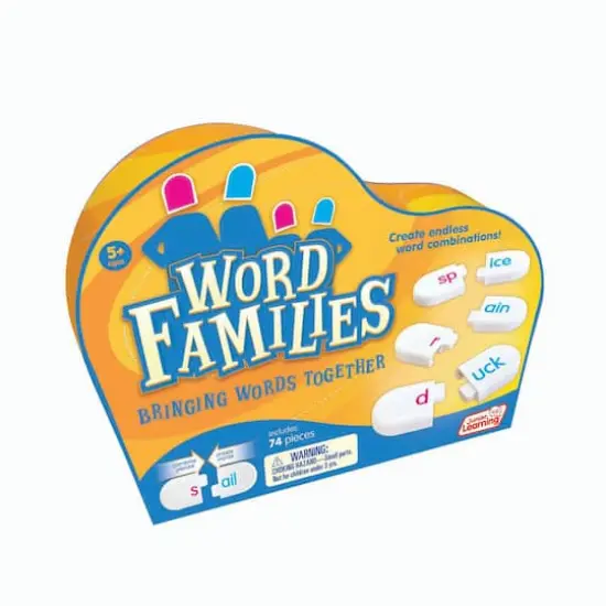 Junior Learning® Word Families Bringing Words Together Building Block Game {3}
