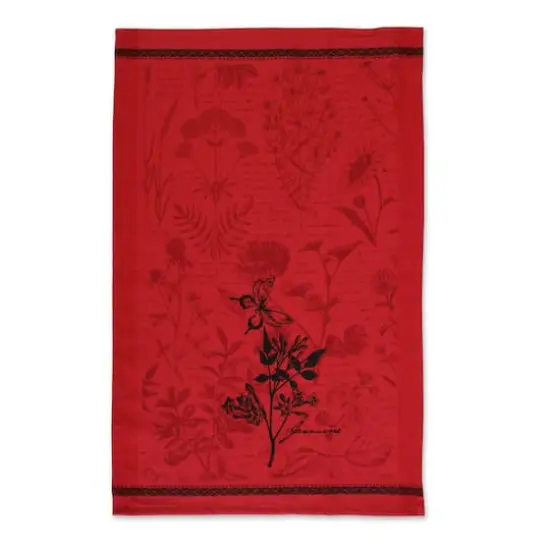 DII&reg; Botanical Print Kitchen Textiles Dishtowel Set {7}