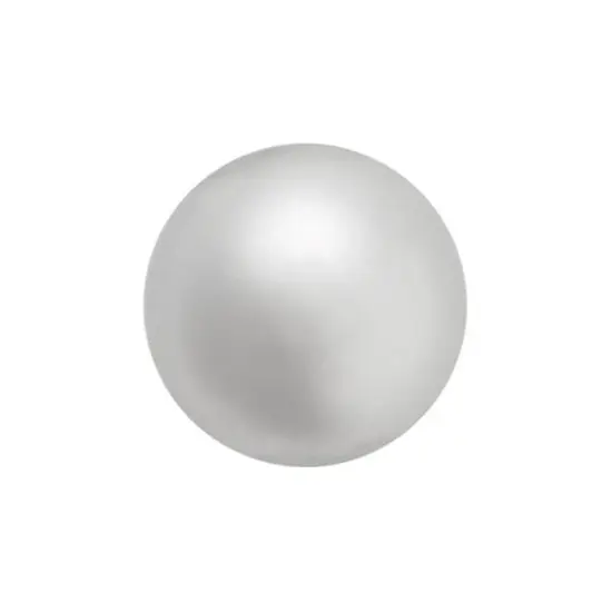 Preciosa Maxima 12mm Round Nacre Pearls, 6ct. Light Gray {1}
