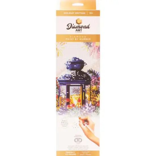 Diamond Art Holiday Edition Lantern Full Drill Kit {3}