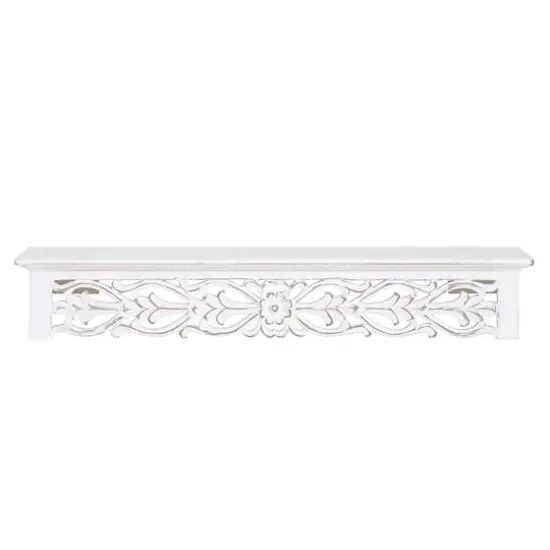 Habitat D&eacute;cor Hyla 24" White Decorative Shelf {1}
