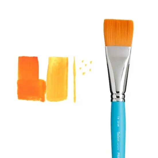 Princeton&trade; Select&trade; Artiste Series 3750 Short Handle Flat Wash Brush {4}