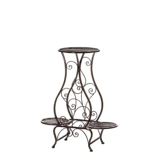 2.2ft. Hourglass Triple Plant Stand {1}