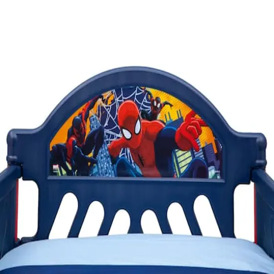 Spider Man Plastic Toddler Bed {5}