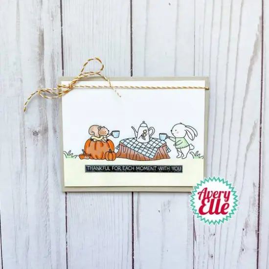 Avery Elle Fall Picnic Clear Stamp Set {3}