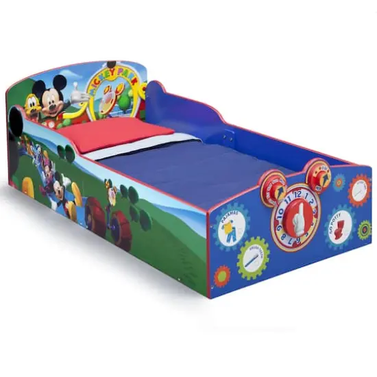 Disney&reg; Mickey Mouse Interactive Wood Toddler Bed {1}