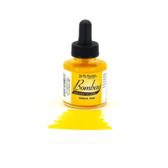 Dr. Ph. Martin's&reg; Bombay&trade; India Ink 13BY Gold Yellow {3}