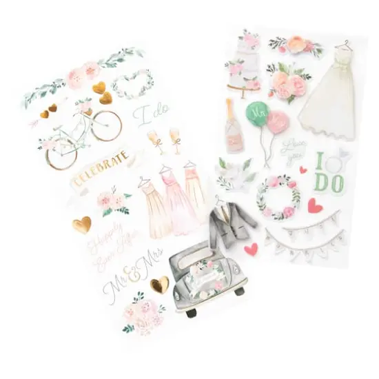 Watercolor Wedding Stickers by Recollections&trade; {5}