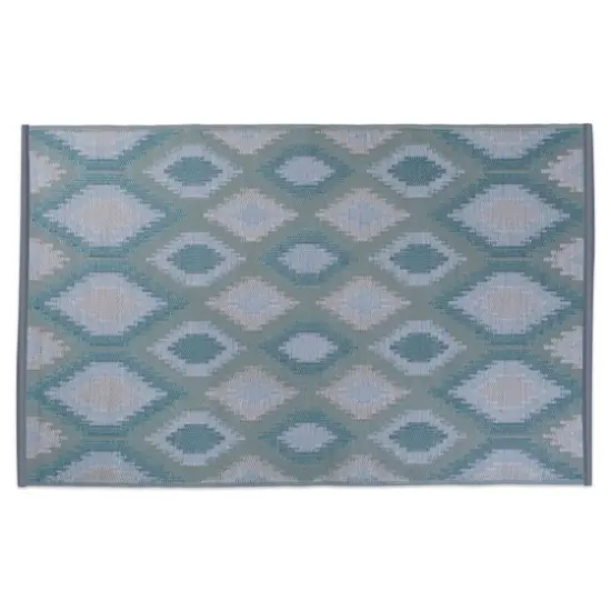 DII&reg; Green Ikat Outdoor Rug, 4ft. x 6ft. {6}