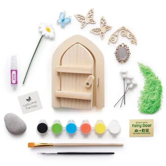 Creativity for Kids&reg; Butterfly Fairy Door Kit {3}