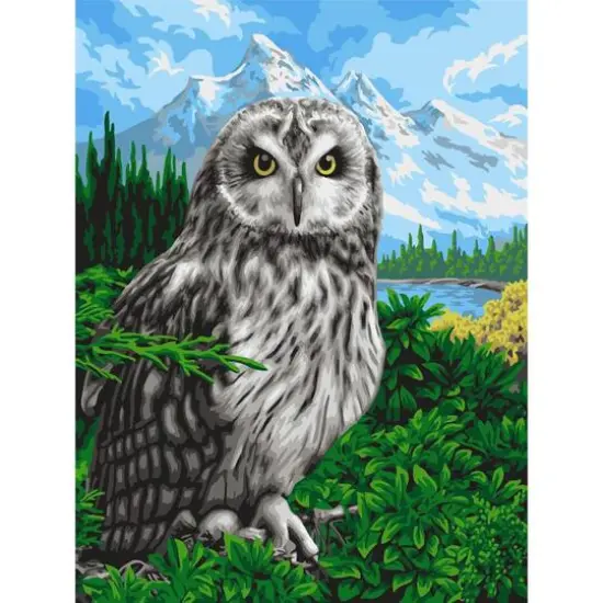 Crafting Spark Spring Owl Painting by Numbers Kit {1}