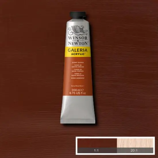 Winsor & Newton&trade; Galeria Acrylic&trade;, 200mL Burnt Sienna {7}