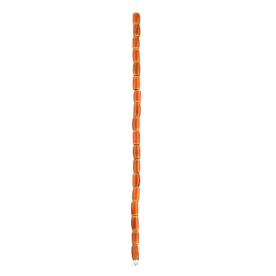 Orange Ceramic Tube Beads, 10mm by Bead Landing&trade; {4}