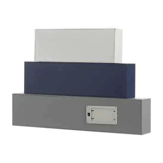 Glitzhome&reg; 12" Lighted Happy Father's Day Block Sign {9}