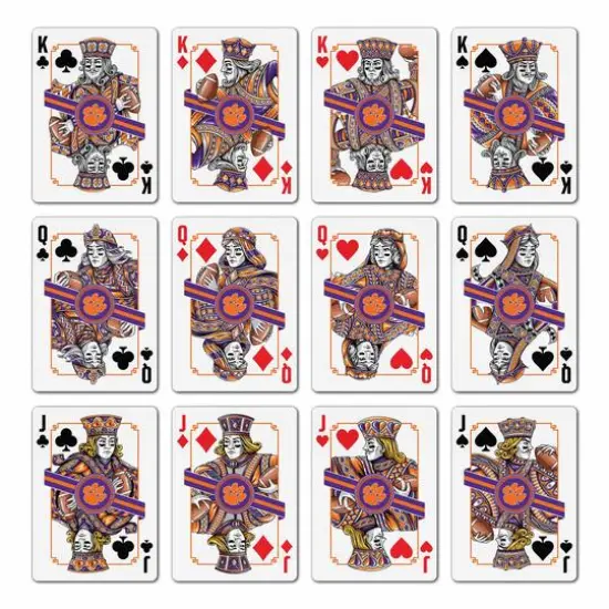 NCAA Classic Series Playing Cards Clemson Tigers {4}