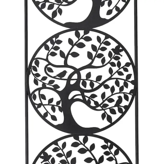 Glitzhome&reg; 48" Metal Tree of Life Garden Trellis with Stakes {8}