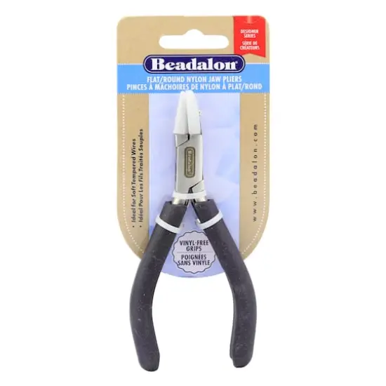 Beadalon&reg; Designer Series Flat/Round Nylon Jaw Pliers {1}