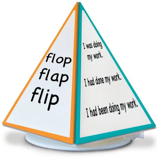 Spin & Write Pyramid&trade; Rotating Dry-Erase Board {3}