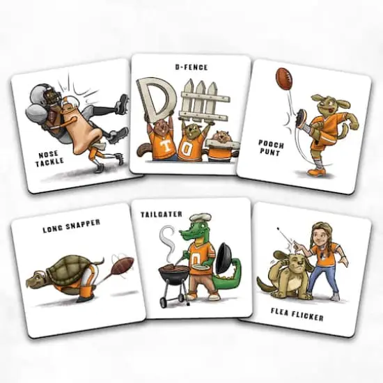 College Team Licensed Memory Match Game Tennessee Volunteers {5}