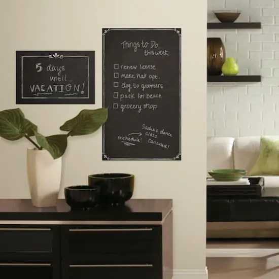 RoomMates Decorative Chalkboard Peel & Stick Giant Wall Decals {3}