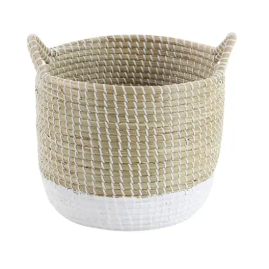 CosmoLiving by Cosmopolitan Brown Sea Grass Contemporary Storage Basket Set {5}