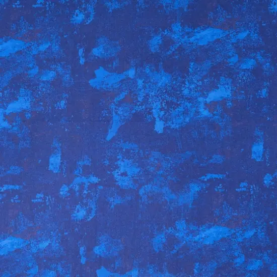 SINGER Dark Blue Grunge Blender Cotton Fabric {1}