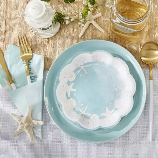 Kate Aspen&reg; 7" Beach Party Premium Paper Plates, 64ct. {4}