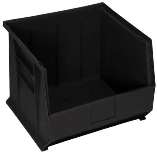 Quantum Storage Systems&reg; Black 14.75" x 16.5" x 7" ULTRA Stack & Hang Bins, 6ct. {1}