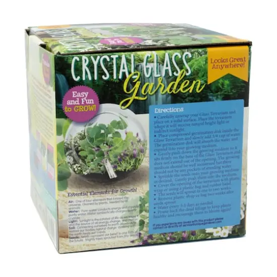 Glass Terrarium - Crystal Glass Garden {5}