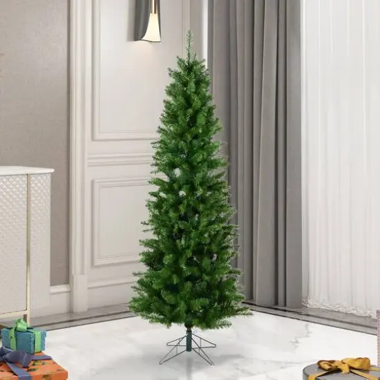 4.5ft. Unlit Salem Pine Pencil Artificial Christmas Tree  {3}
