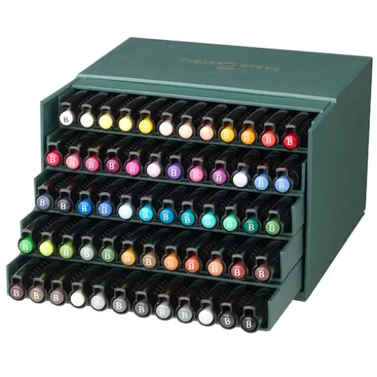 Faber-Castell Pitt Artist 60 Color Brush Pen Studio Box Set {3}