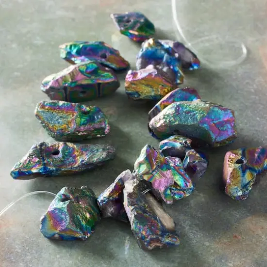 Aurora Borealis Hematite Spike Beads by Bead Landing&trade; {3}