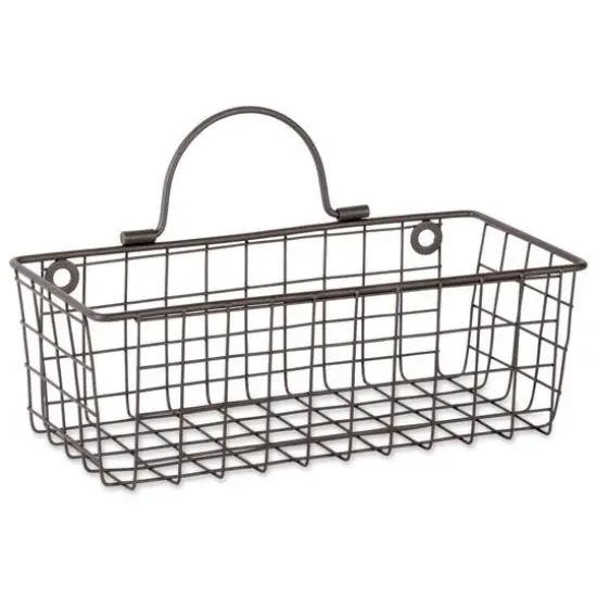 DII&reg; Wire Wall Basket Set Bronze {5}