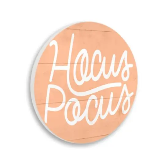 Stupell Industries Hocus Pocus Halloween Phrase Wall Plaque Art {1}