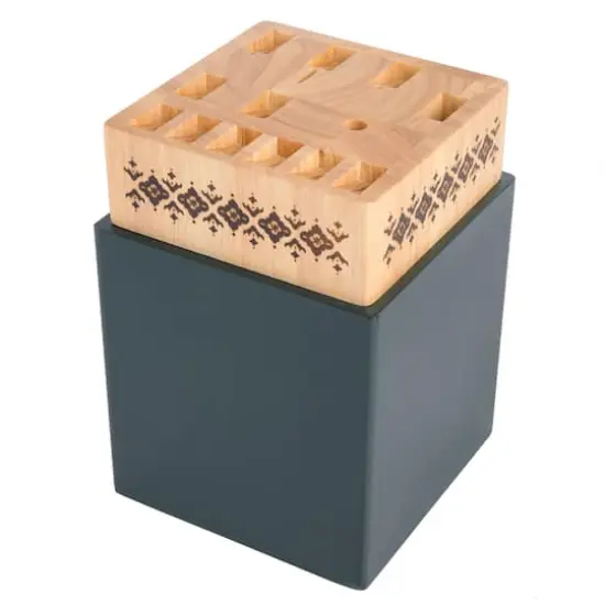 Spice by Tia Mowry Savory Saffron Teal 14 Piece Cutlery Set {5}