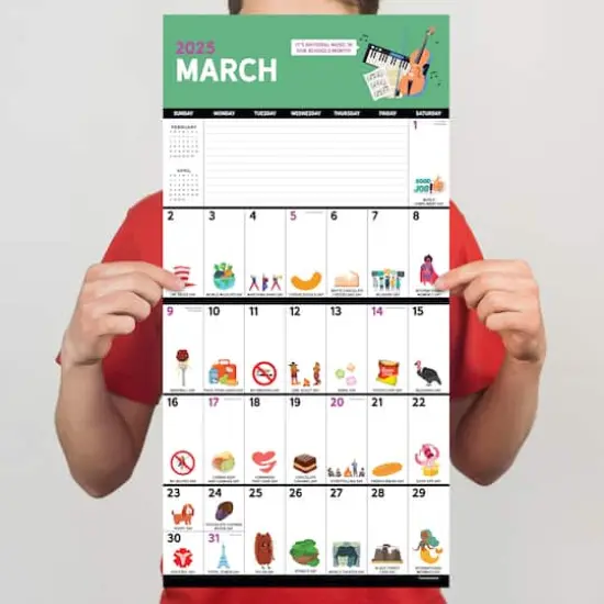 TF Publishing 2025 Every Day's a Holiday Wall Calendar {6}