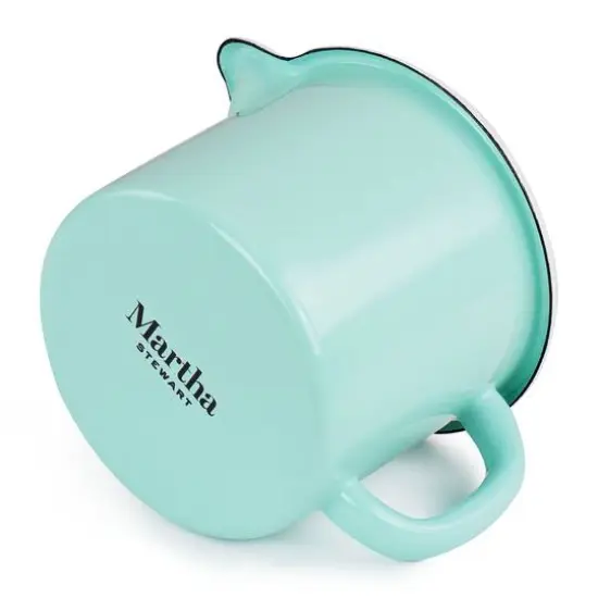 Martha Stewart 2.5 Cup Aqua Enamel on Steel Measuring Cup {4}