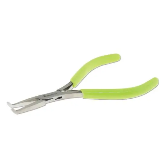 The Beadsmith&reg; Micro-Fine&trade; Bent Flat Nose Pliers {4}