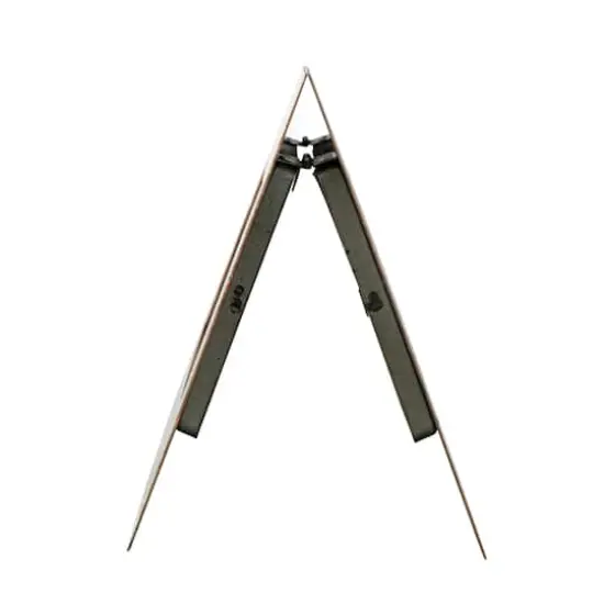 Hello Honey® Galvanized 2-Sided Vertical 3" x 5" Standing Picture Frame {4}