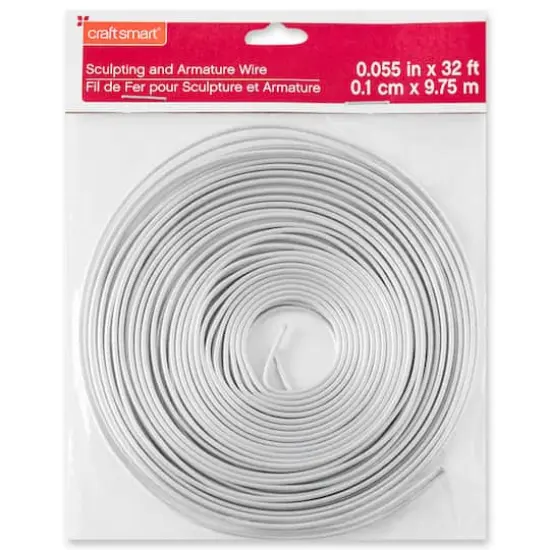 Premium Sculpting & Armature Wire by Craft Smart&reg;, 0.055" x 32ft. {5}