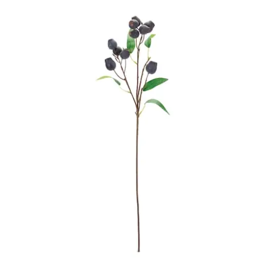 Plum Pod & Leaves Spray, 6ct. {3}