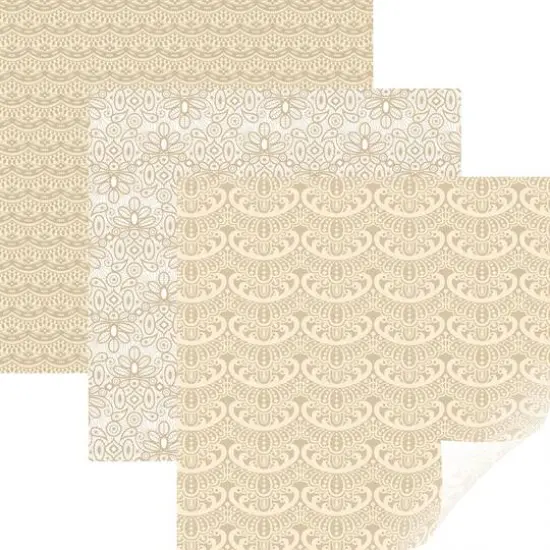 Cricut&reg; Vintage Lace Patterned Premium Vinyl&trade; Cream Removable Sampler {3}