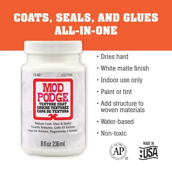Mod Podge&reg; 8oz. Texture Coat, Glue & Sealer {4}